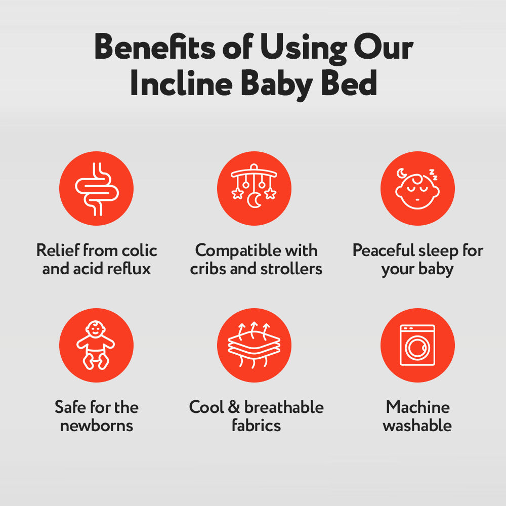 Anytoyz® Incline Baby Bed