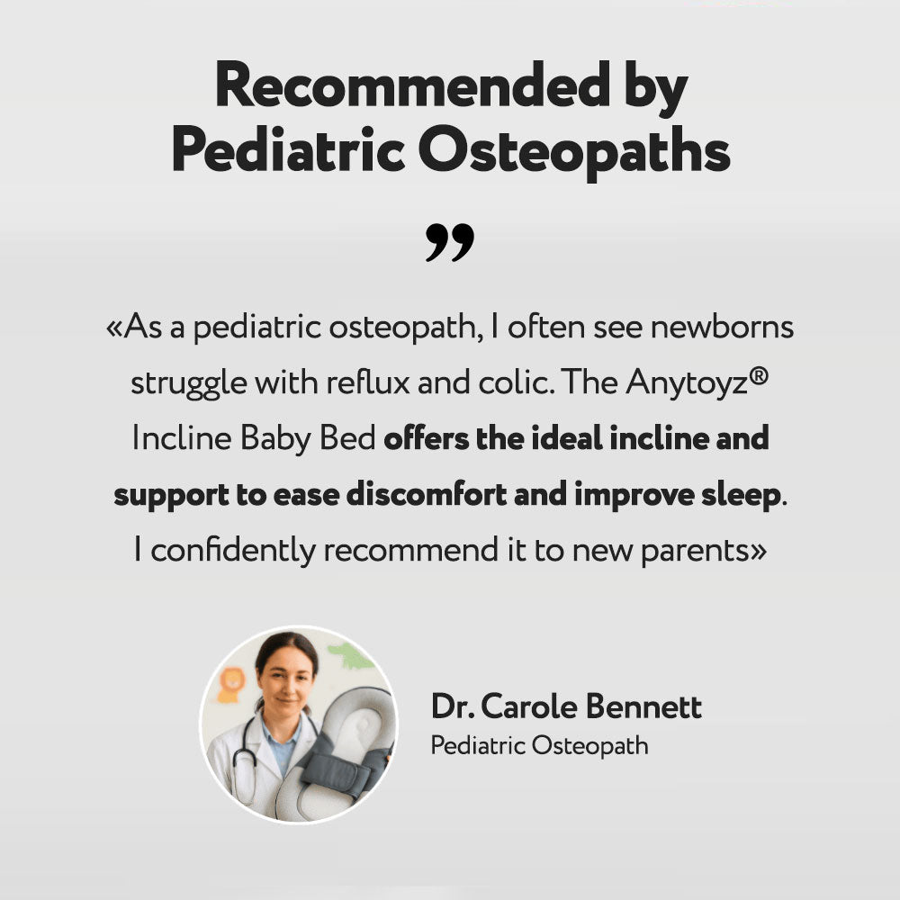 Anytoyz® Incline Baby Bed: Recommended