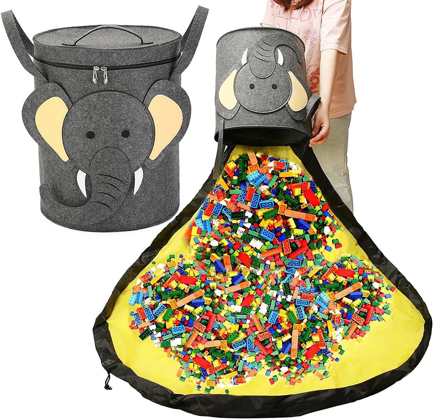 Anytoyz® Toy Storage Bucket Bag - Anytoyz